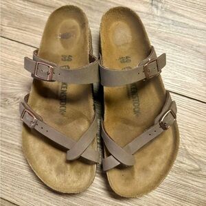 Birkenstock Brown Double Strap Sandals